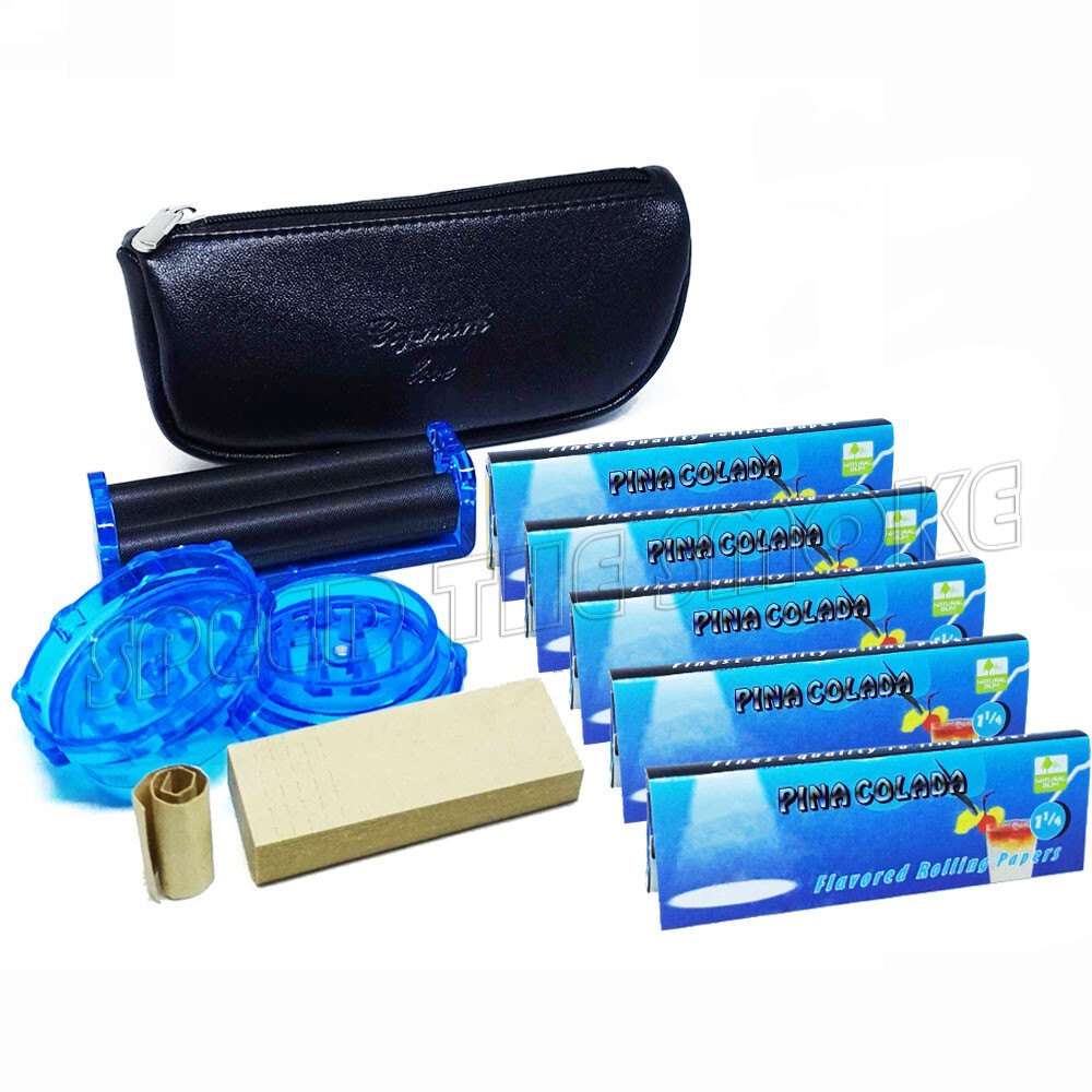 "T-Grain Prayer" Smokers Gift Set Starter Pack Rolling Papers Grinder Roller Bag
