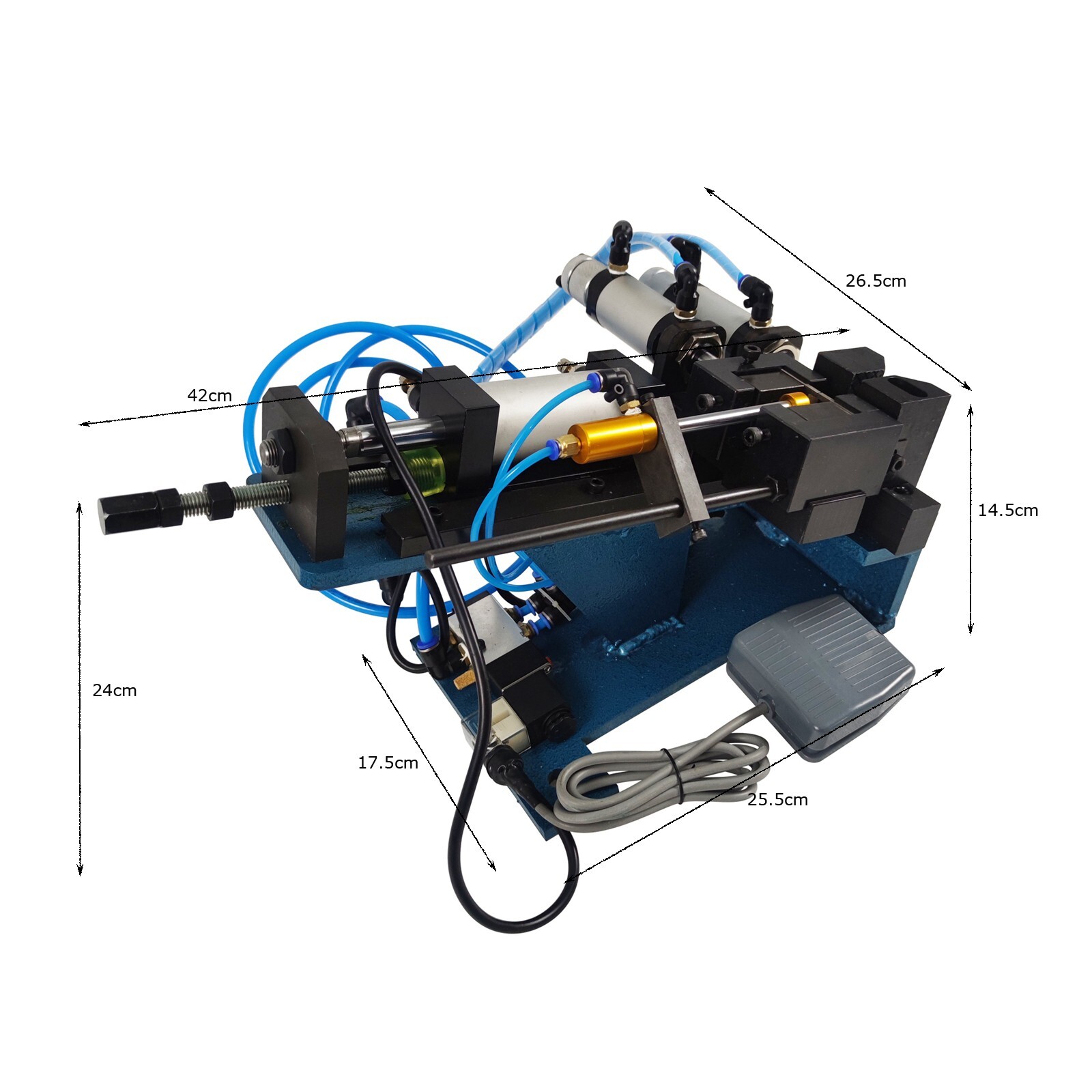 Pneumatic 6mm Wire Cable Stripping Peeling Machine Automatic Wire Stripper