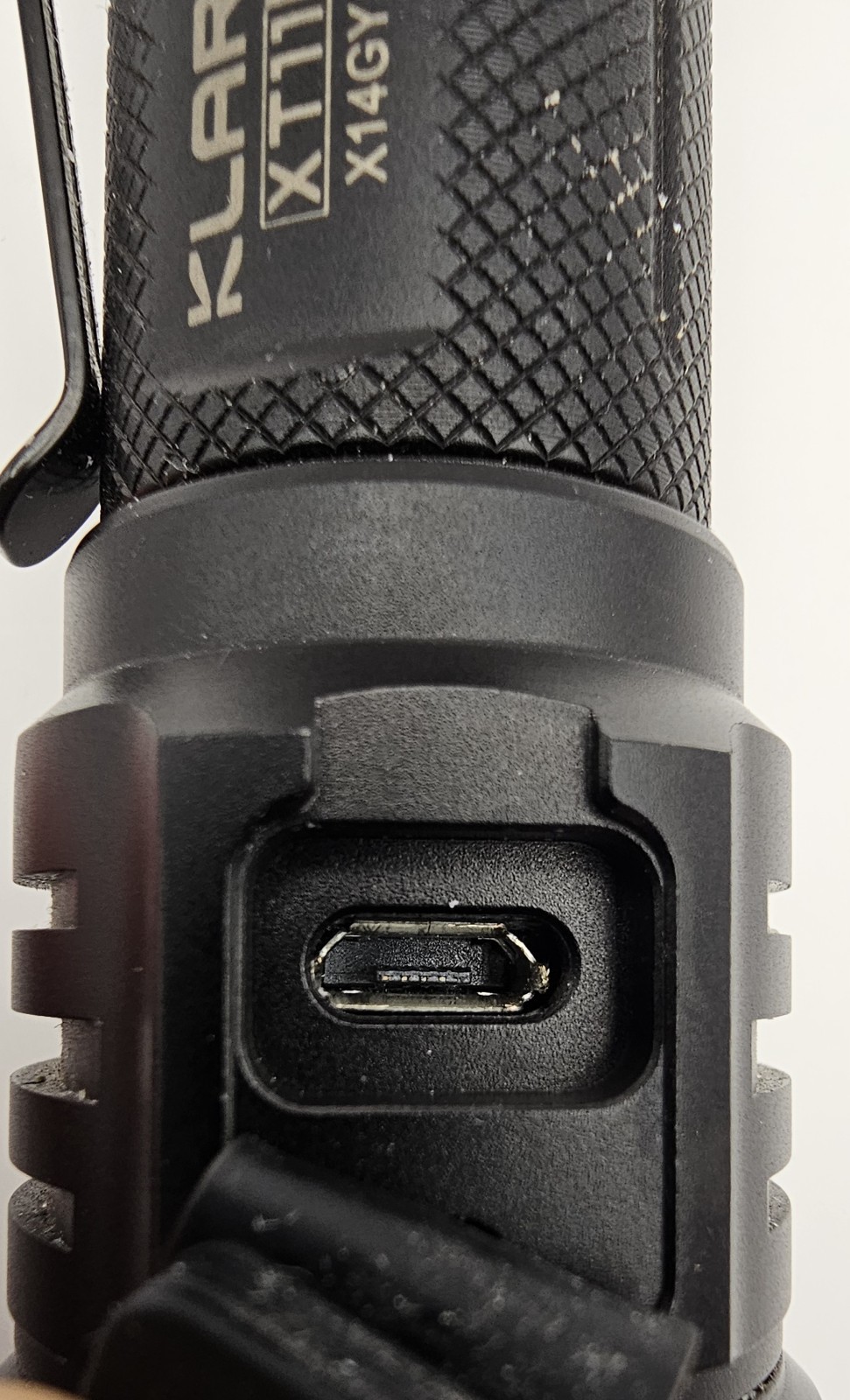 Klarus XT11GT LED Flashlight Rechargeable USB w/Battery, Holster, Lanyard