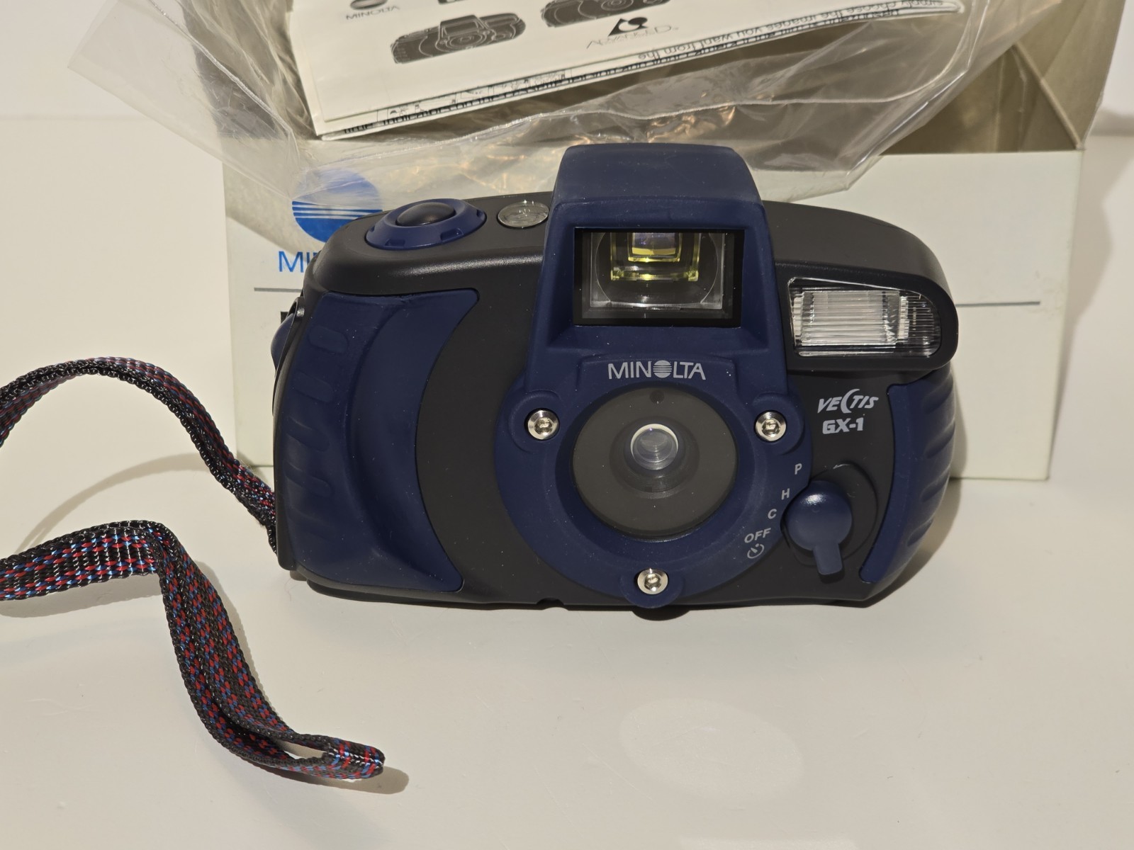 MINOLTA Vectis GX-1 27mm f/6.4 APS SplashProof Film Camera Factory-Reconditioned