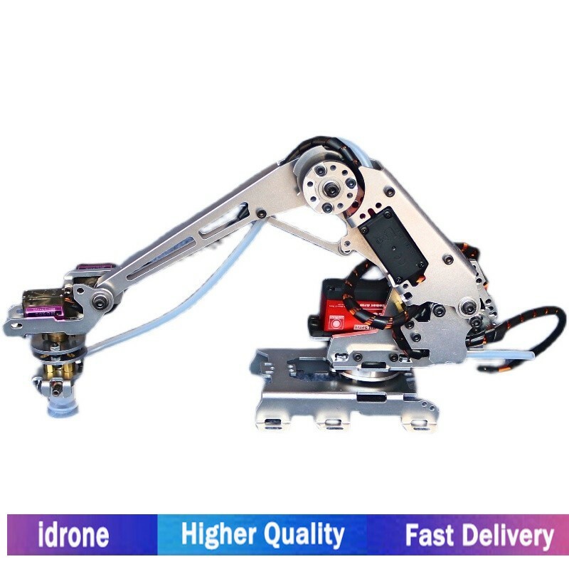 6DOF Robot Arm Kit Metal Unassembled Robotic Arm with 25KG Digital Servos