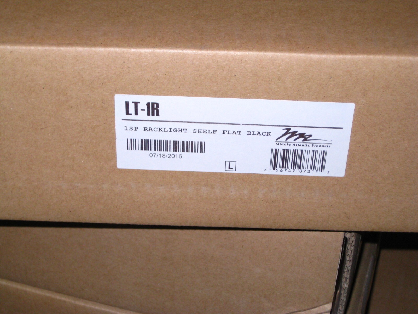 Middle Atlantic Products Rack Light Model LT-1R w/Dimmer - New