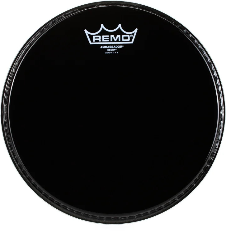 Remo Ebony Ambassador Drumhead - 10"
