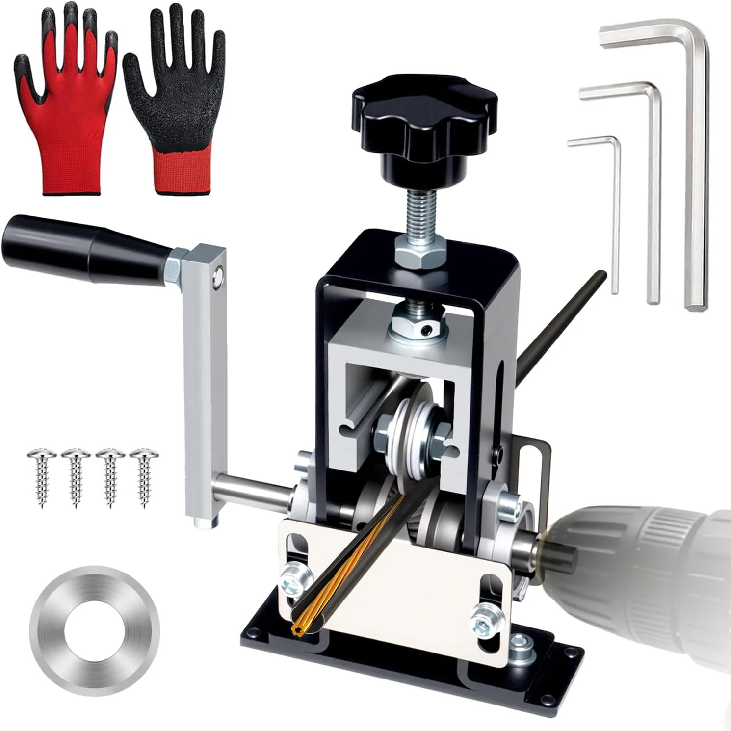 Manual Wire Stripping Machine Gauge Wire 0.06-1 inches,Scrapping Copper Wire Pee