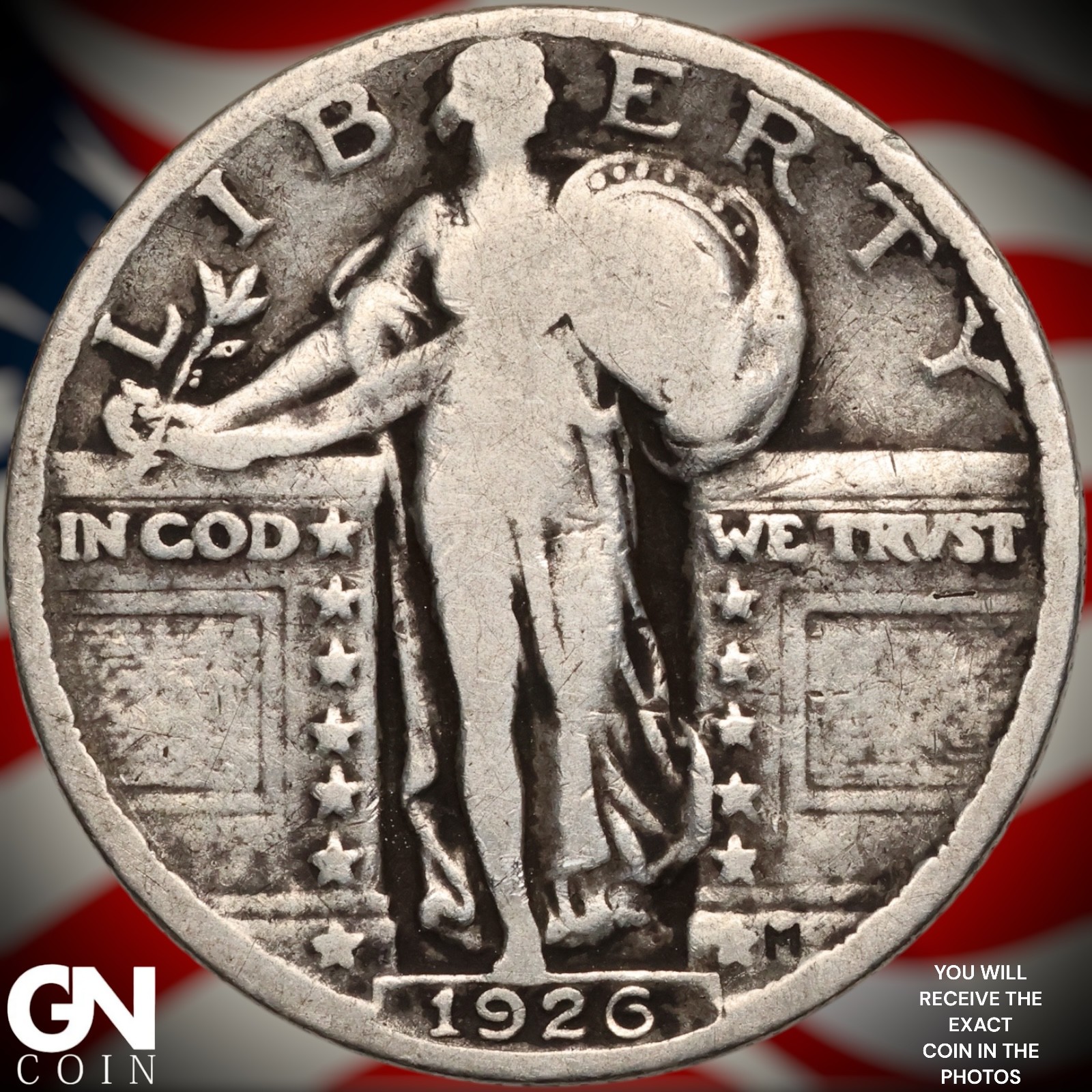 1926 P Standing Liberty Quarter B2515