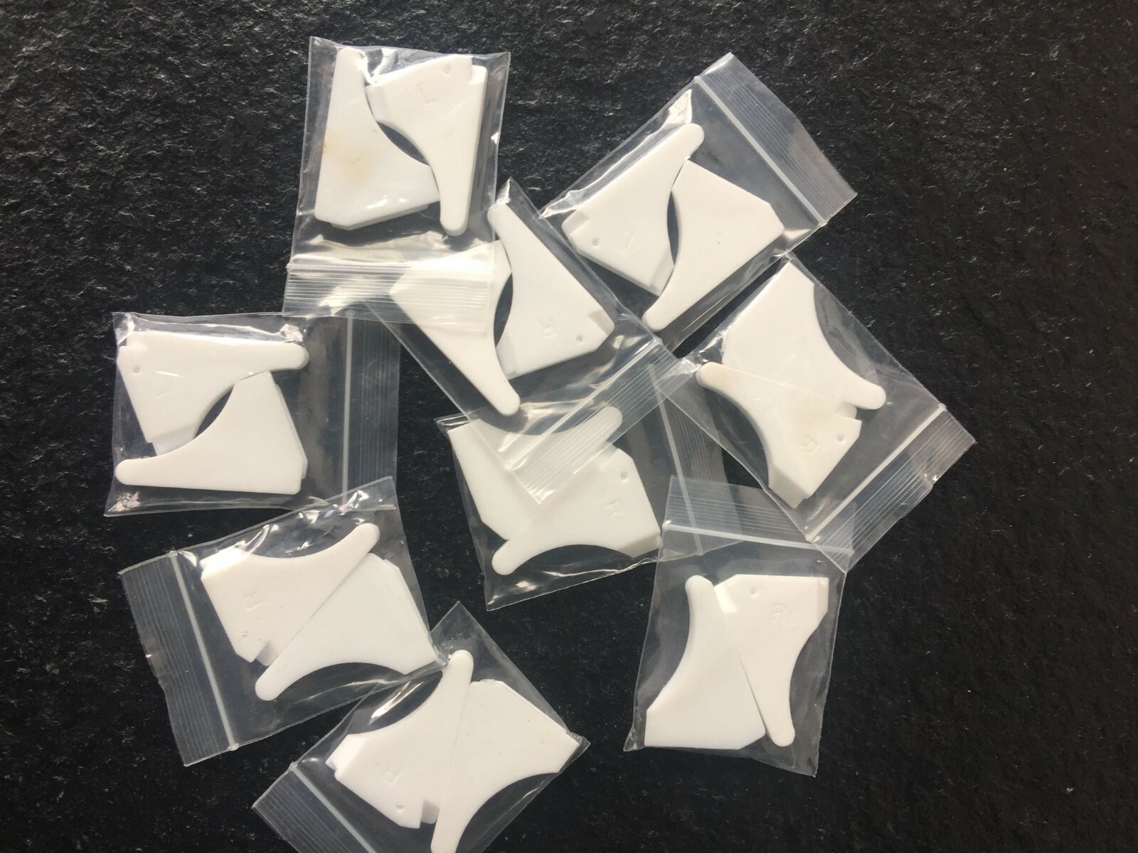 10 pairs Teflon Seals for Kompac II System Small Off-Set Presses 92370 35x31mm