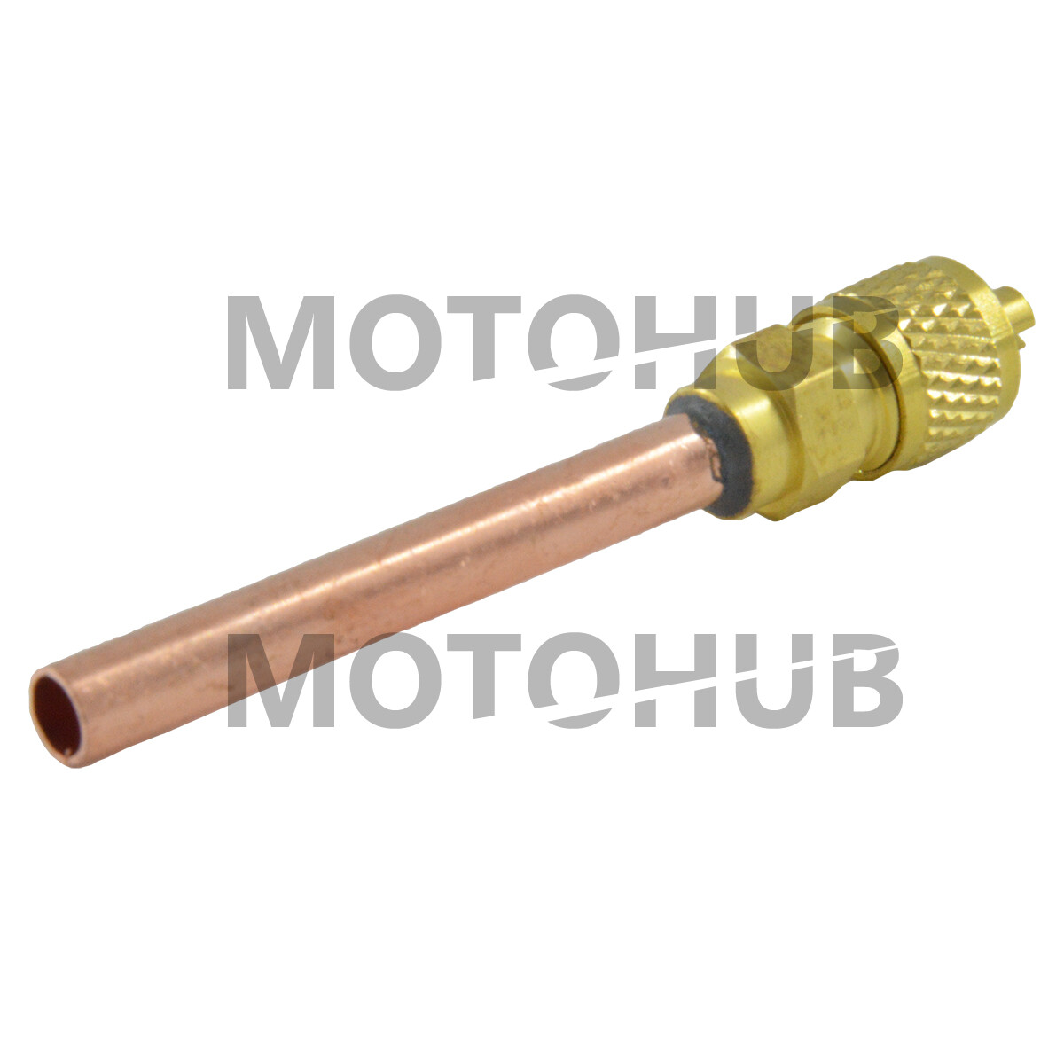 10x HVAC AC Schrader Valve 1/4" SAE * 1/4" OD * 2.75" Stem Core Remover Cap Tube