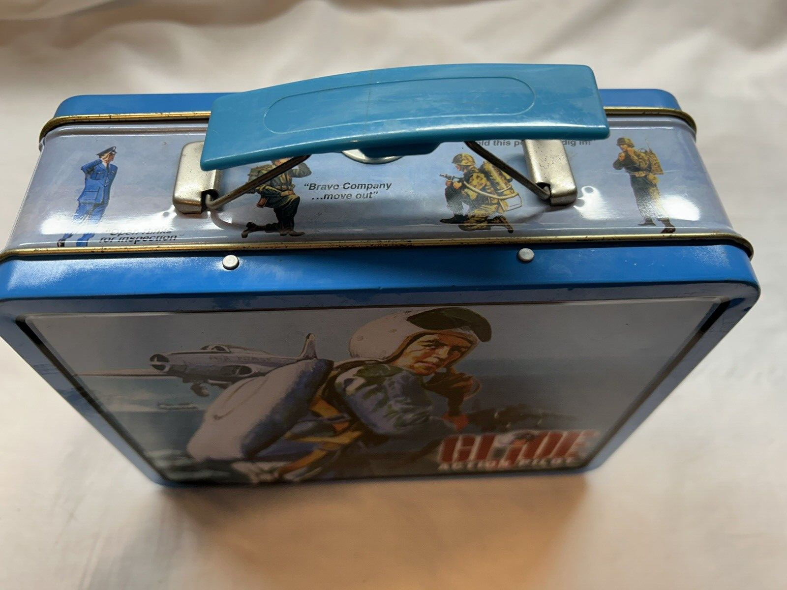 GI Joe Action Pilot Tin Lunchbox - Hasbro, 2000