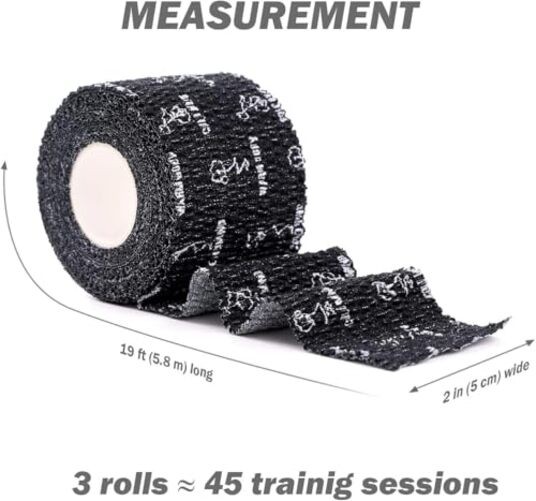 1.85" Weightlifting Thumb Tape - Hook Grip Tape for 3 Rolls Mix V1
