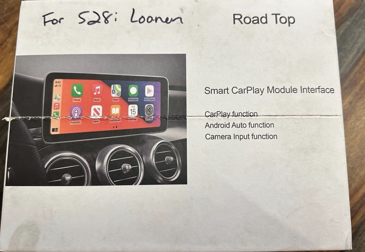 Road Top Smart CarPlay Module Interface for BMW NBT, CarPlay, Android Auto