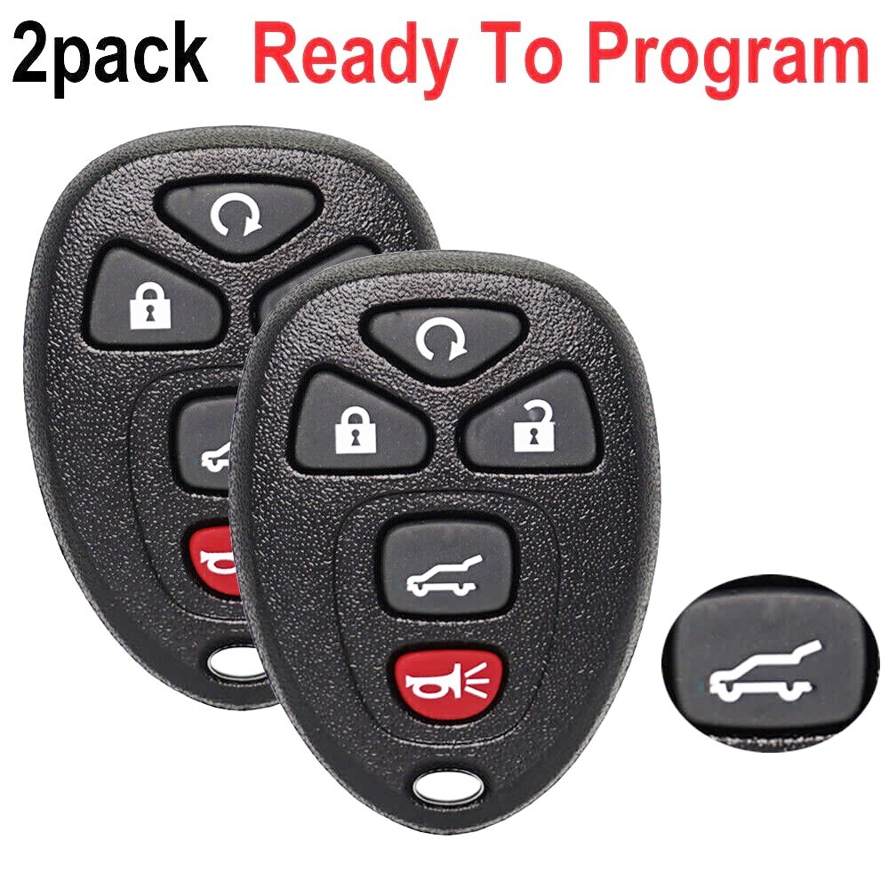 2x Remote Key Fob for 2007 2008 2009 2010 2011 2012 2013 2014 GMC Acadia Yukon