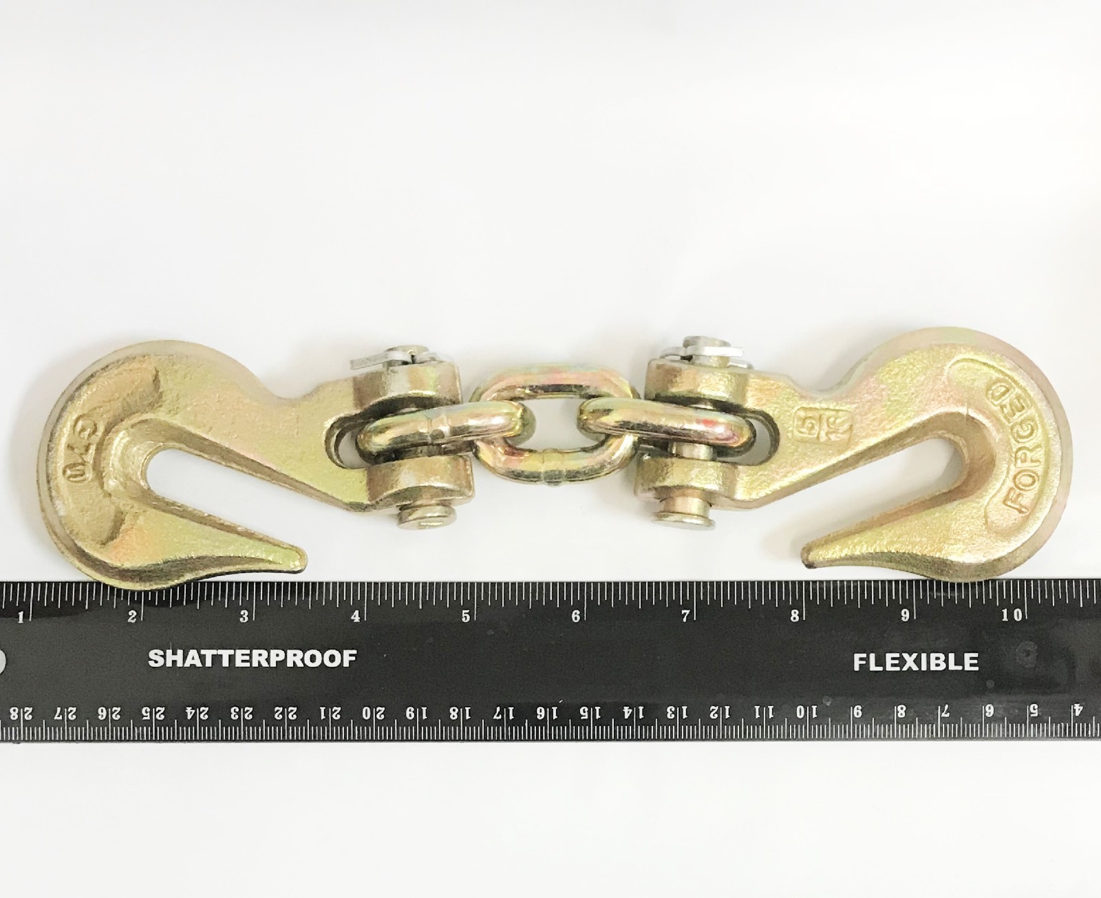 2 Pack 5/16" Double grab HOOK assembly Auto Body Frame Repair