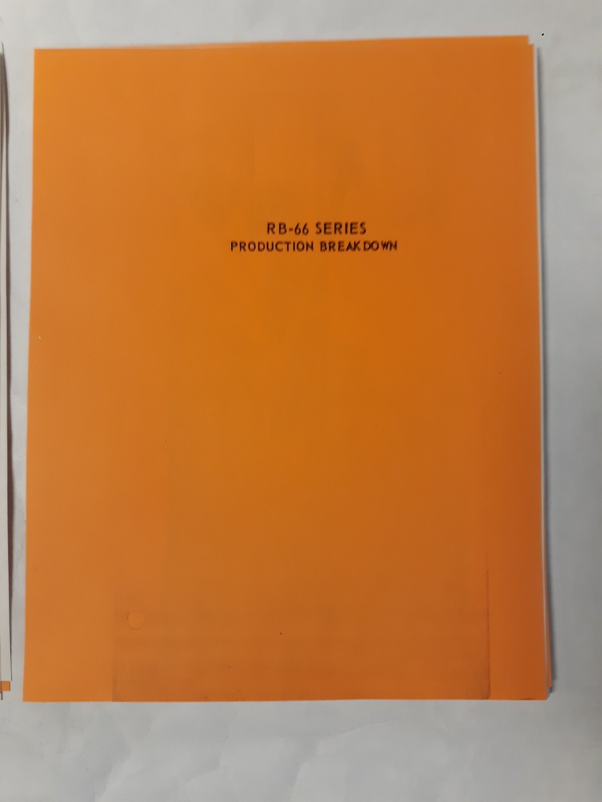 Douglas Model RB-66C Shop Data Handbook & Newspaper Article Copy