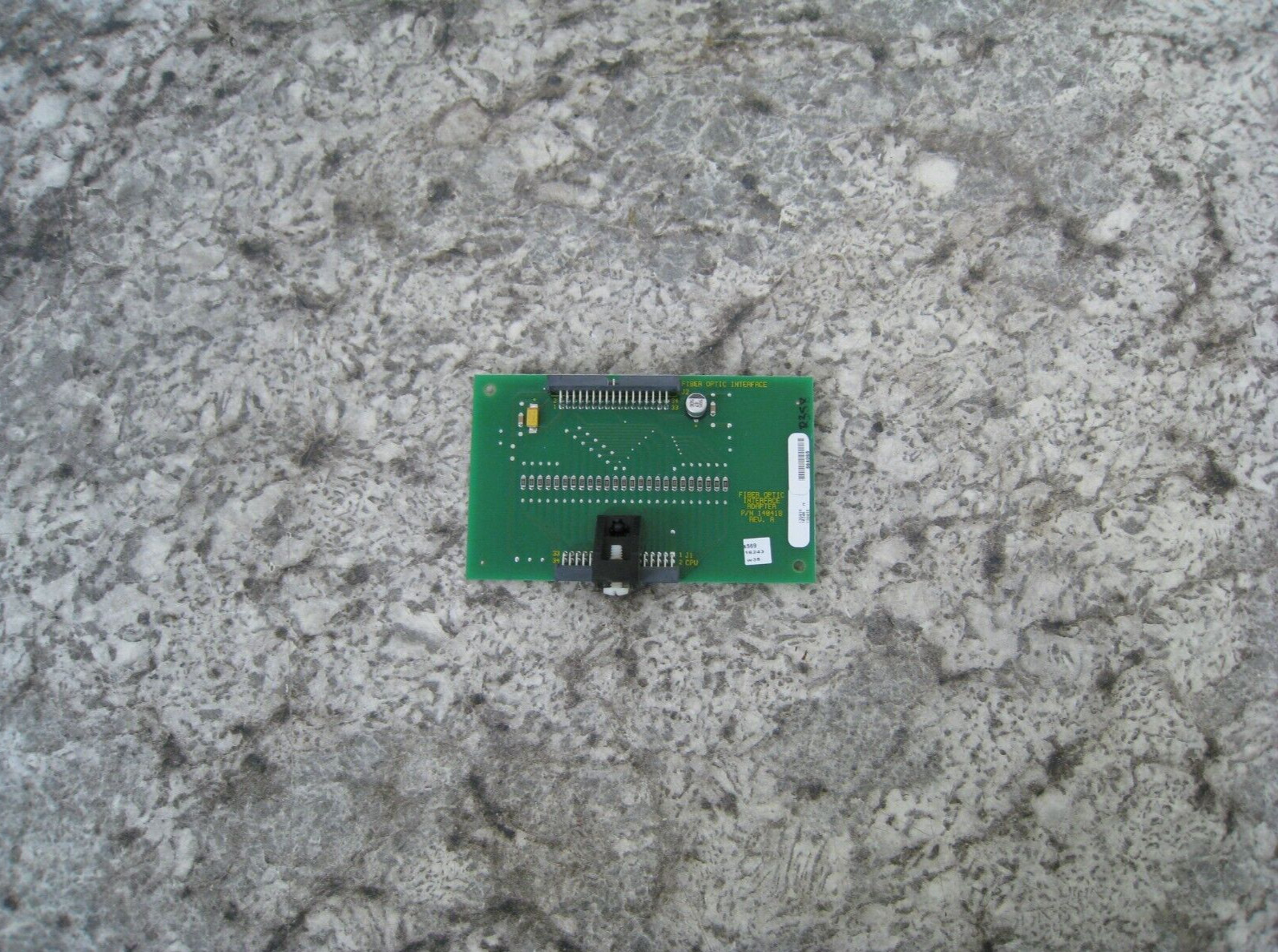 Edwards EST 140418 3-FIBMB2 EST3 Fiber Optic Interface Adapter Board Used
