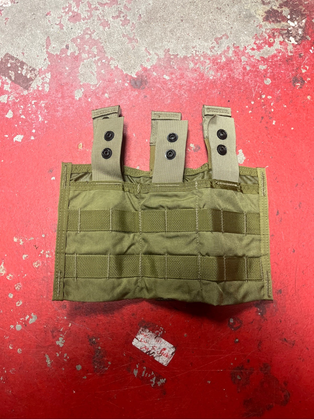 NEW USGI USMC EAGLE INDUSTRIES KHAKI MOLLE TRIPLE MAG POUCH