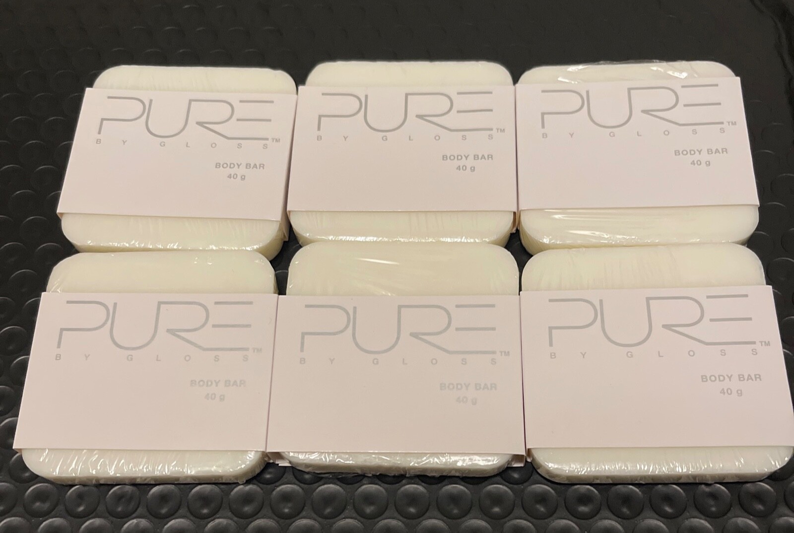 6 Bars Pure By Gloss -  Soap Super  Foam Lemon Infused 40g