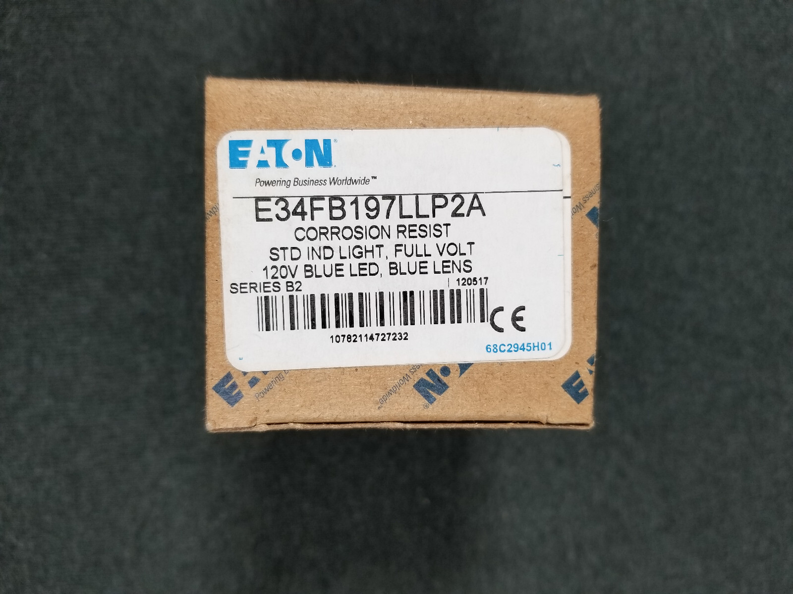 Eaton / Cutler Hammer ~ E34FB197LLP2A Blue Lens LED Light 120V Series B2