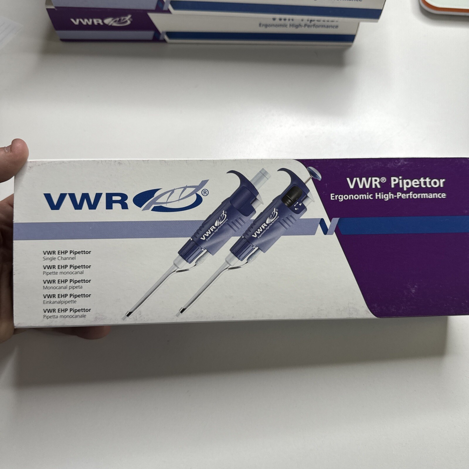 VWR Signature EHP Single Channel Pipettor Variable 0.5-10 uL 89079-962 Open Box