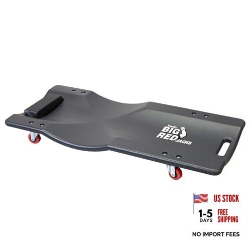 Torin 36" Rolling Garage Creeper, Shop Creeper Plastic Creeper-36inch-Black