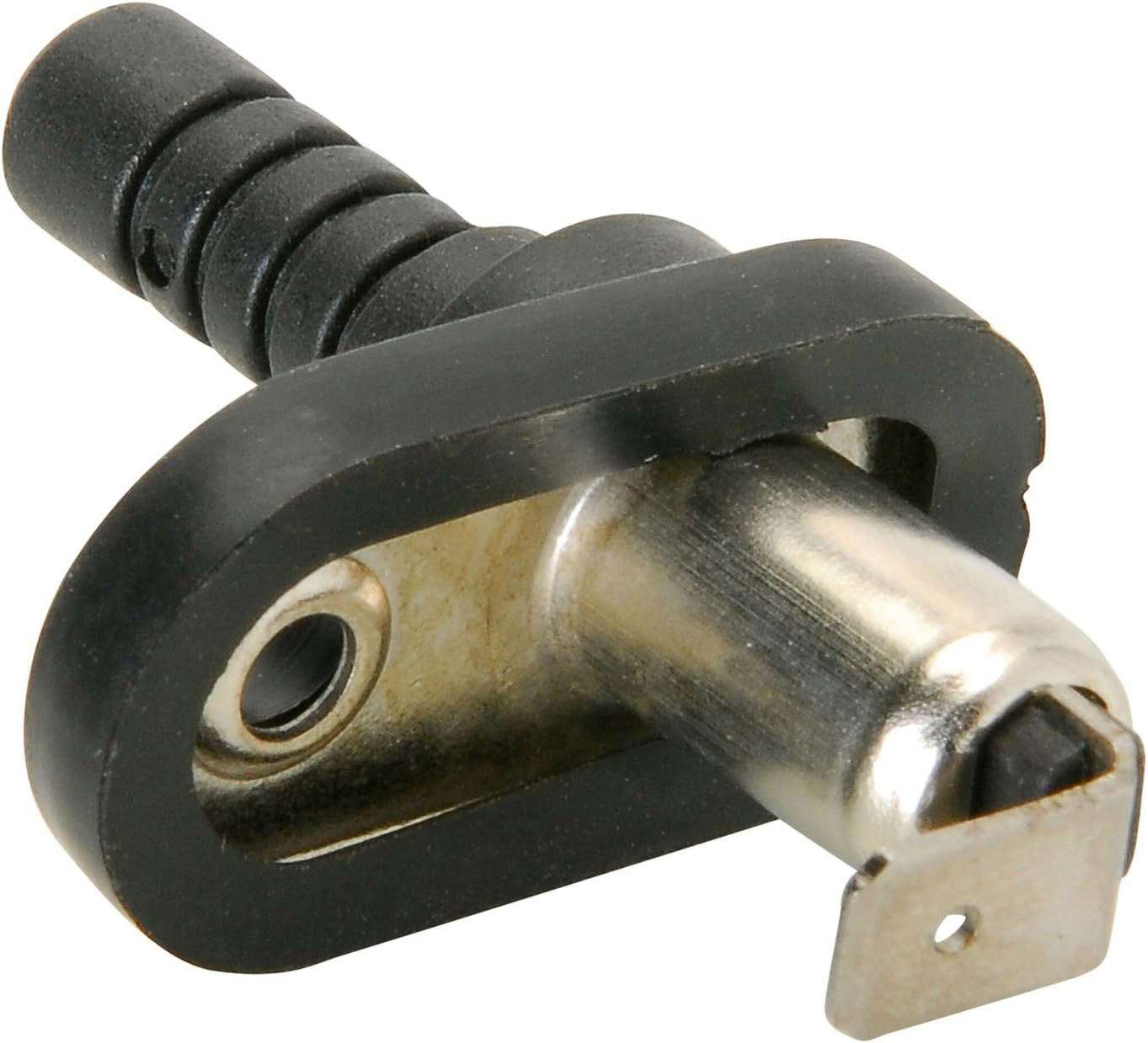 Nickel Plated Pin Switch w/Polycarb Plunger and Rubber Boot