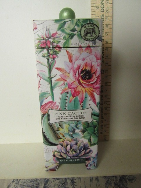 Vtg. Michel Desin Works Floral Patterned Decorative Tall Rectangle Box