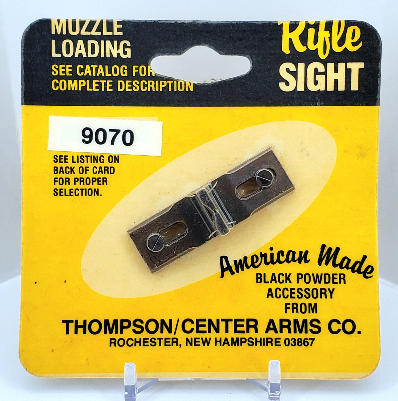NEW Thompson Center Primitive Rear Sight Hawken Renegade Flintlock Muzzleloader
