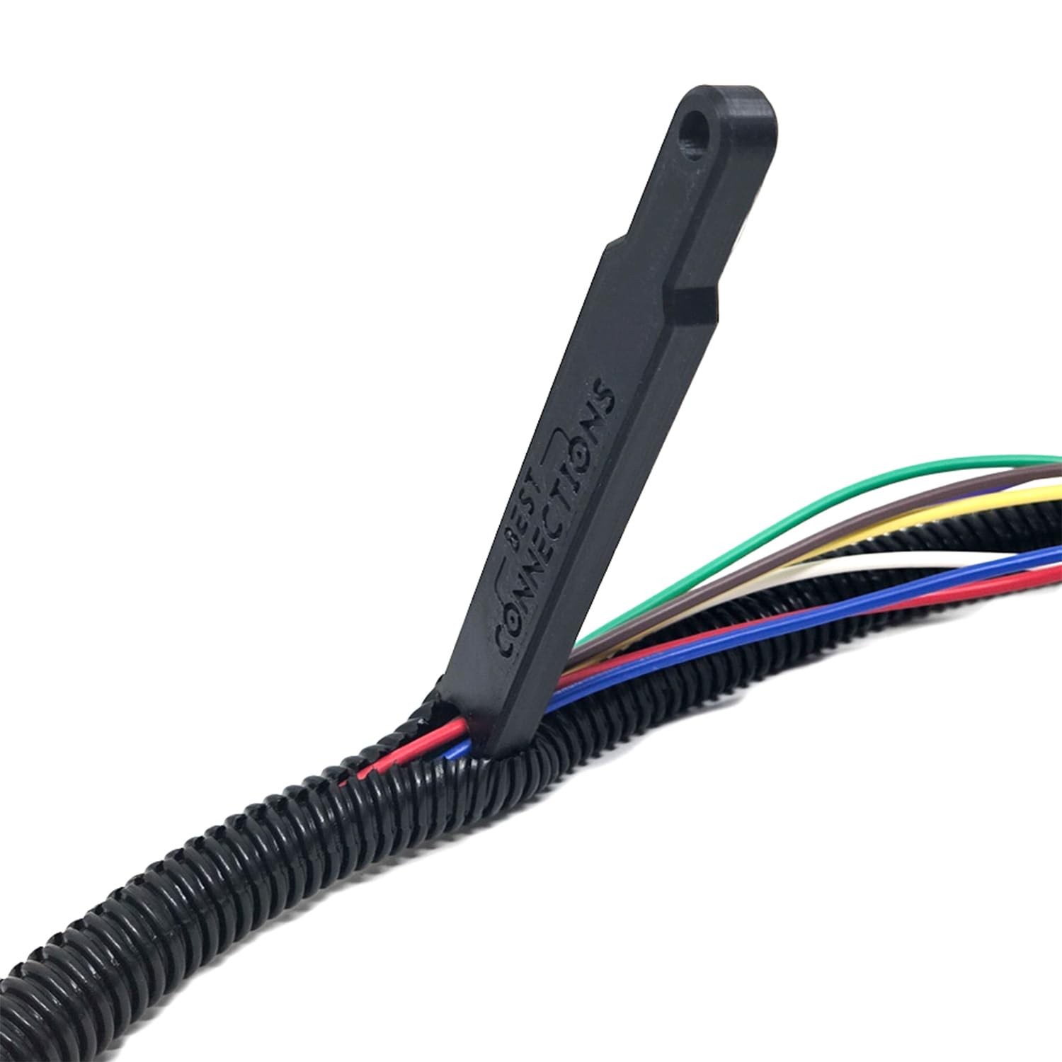 Split Wire Loom Tubing 3 Pack 20ft Black Polyethylene Cable Management Conduit