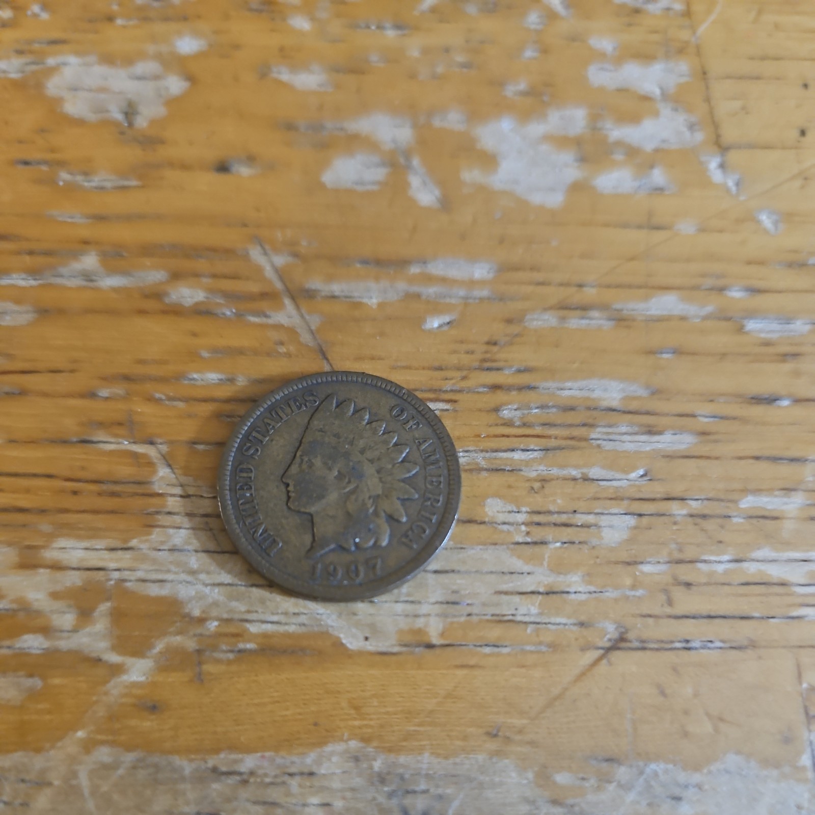 1907 Indian Head Cent Fine Condition