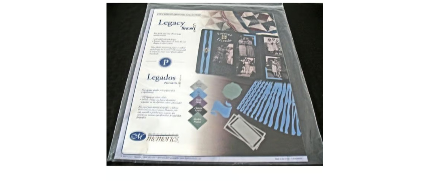 Creative Memories Short Cuts Legacy for Scrapbook Design 5 colors 100 Shapes