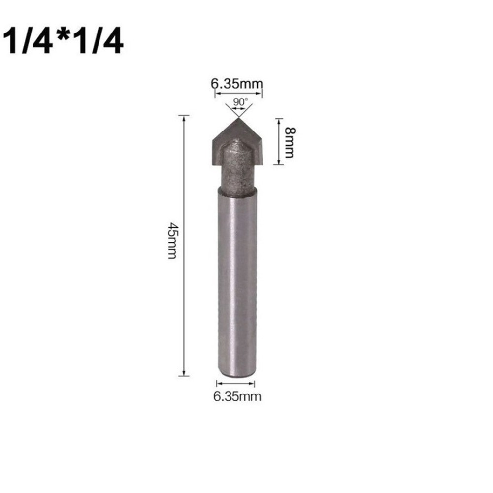 Drill Router Bits 90 Degree Drill Bits Engraving Equipment Hardened Steel