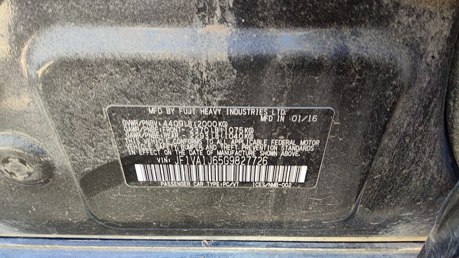 2016-2018 Subaru Wrx Power Steering Control Module Computer Oem 34710Va060