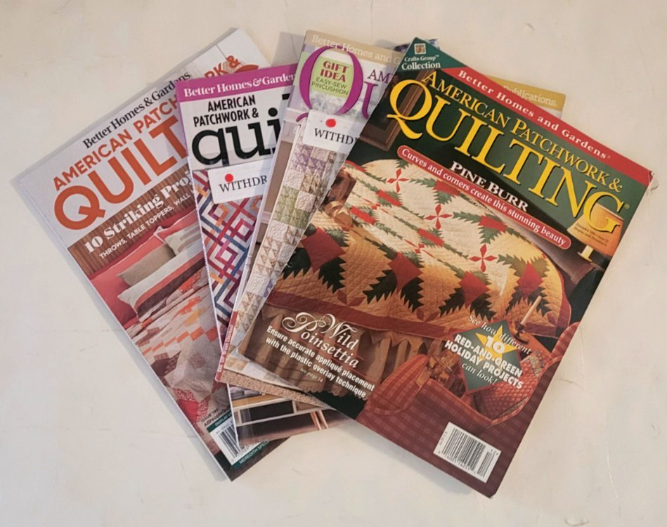 American Patchwork & Quilting issues,Better Homes & Gardens,1996-2024,qty discnt