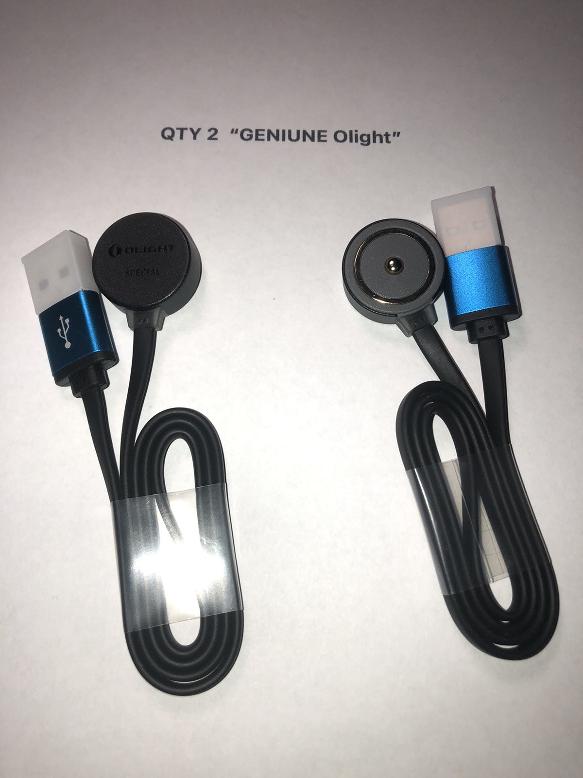 Olight MCC Charger OEM Cable/ Mini Baldr, PL, Valkyrie MCC S QTY 2 "SHIP FREE"