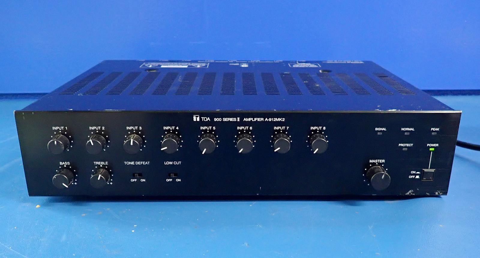 TOA A-912MK2 3-Channels Installed-Channel 900 Series II Modular Mixer Power Amp