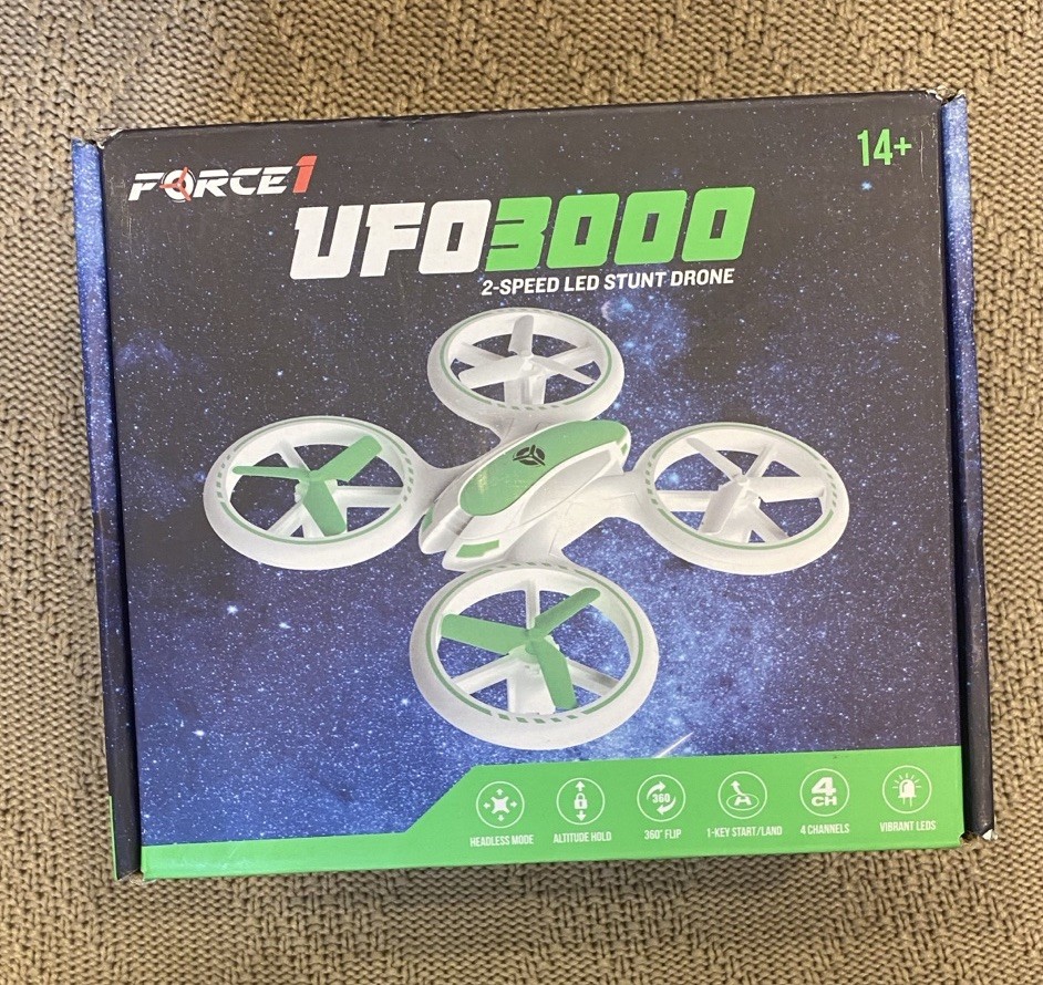 Force 1 UFO 3000 8" Multicolor LED Drone New In Box