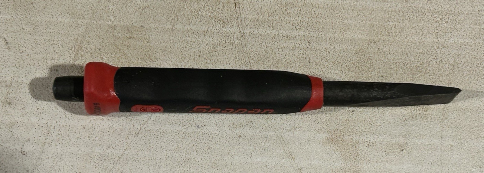 NOS. Snap-on Tools Soft Grip 1/2" Flat Edge Chisel PCSG816R RED