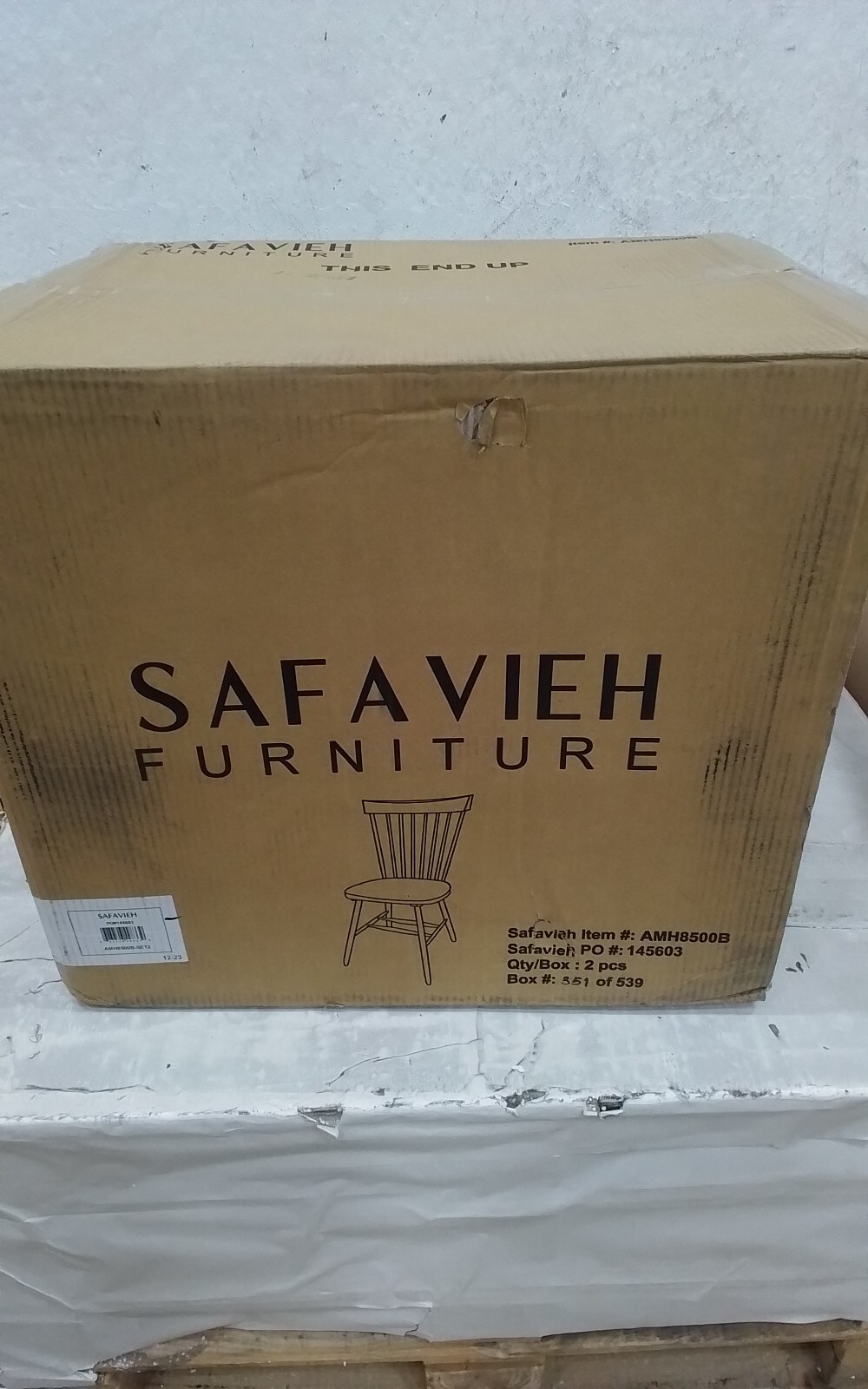 Safavieh PARKER SPINDEL SIDE CHAIR, Reduced Price 2172734628 AMH8500B