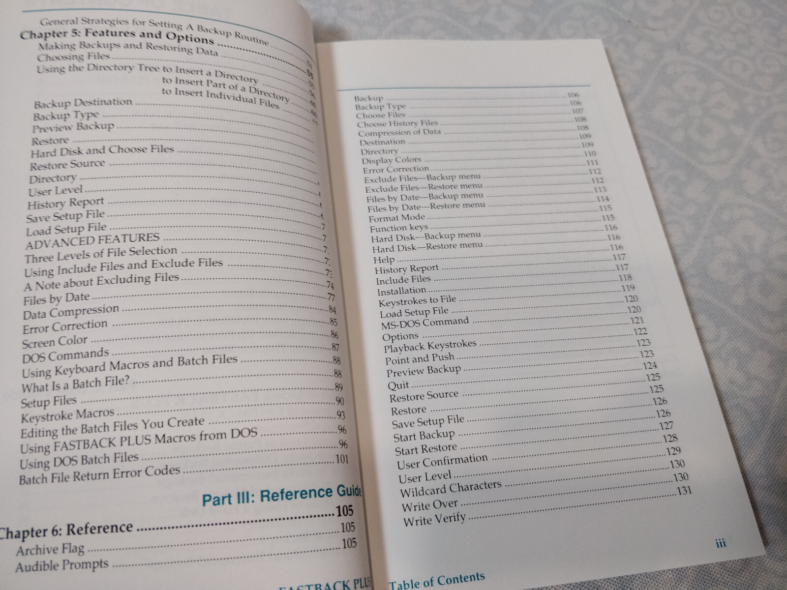 Fastback Plus User Manual for IBM-PC XT AT PS/2 & more 1988