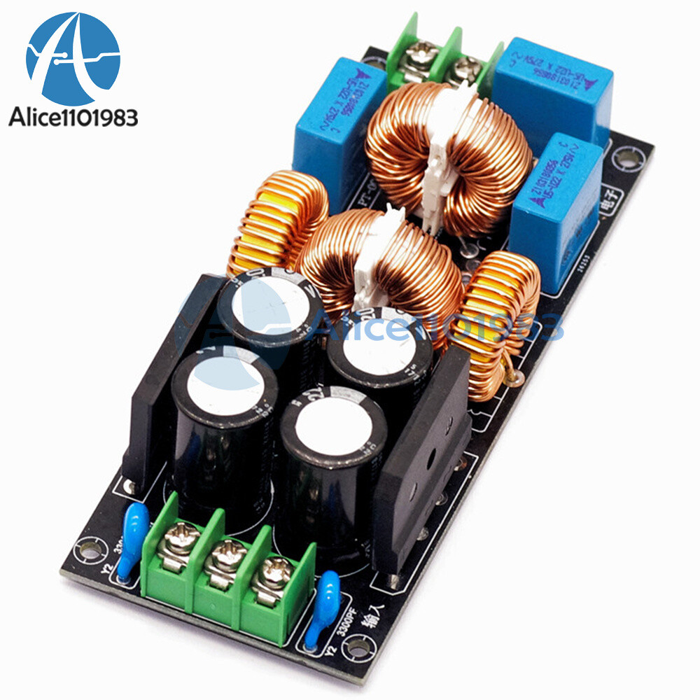 4A/10A/20A Power Filter EMI Module Audio Amplifier High Frequency Filter Board