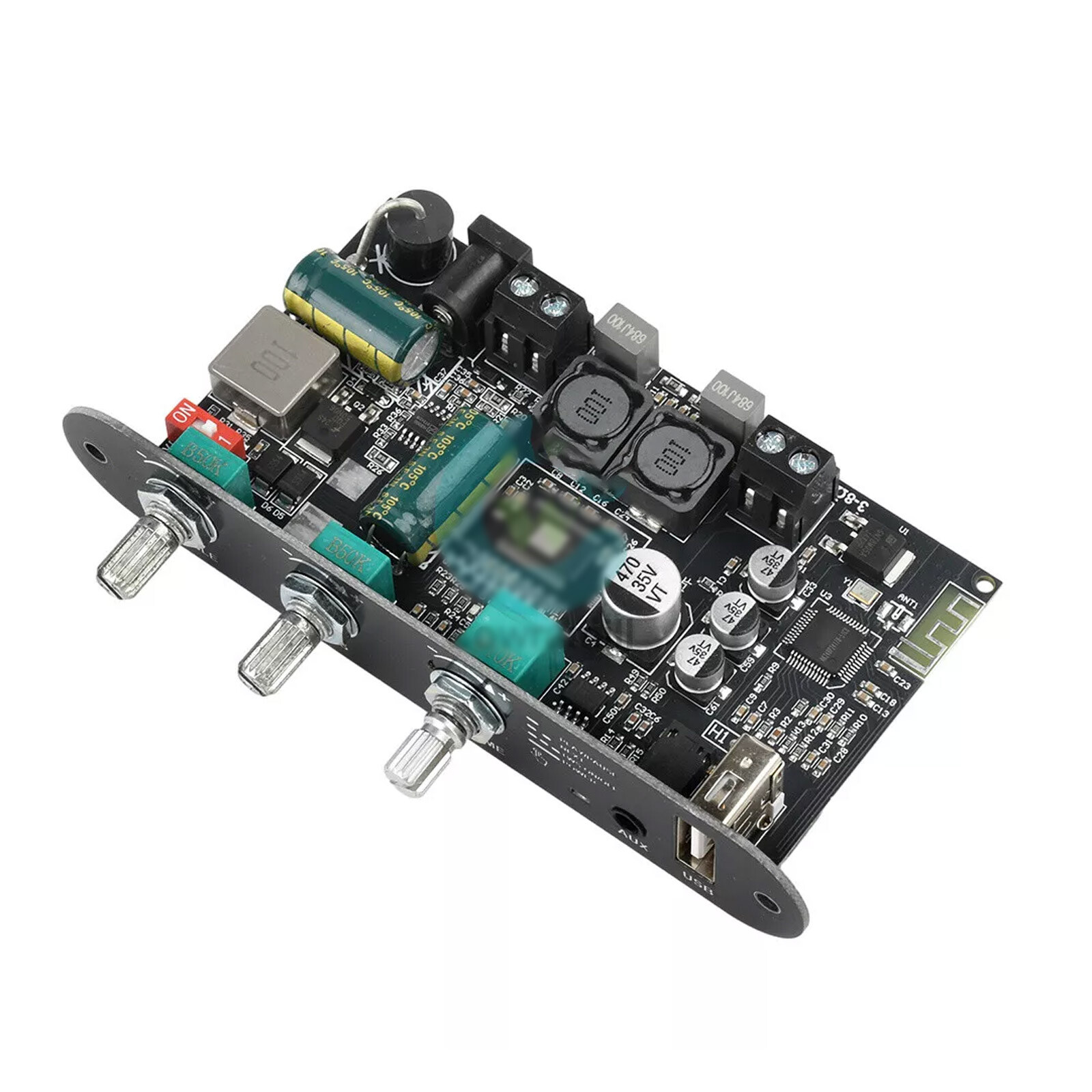 100W Mono Bluetooth Audio Power Amplifier Module Bass Treble Adjustable