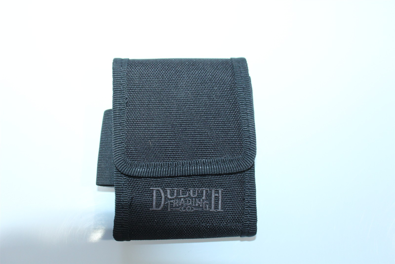 Duluth Trading Co Canvas Rip Stock Pouch Black 3-1/2" x 4"