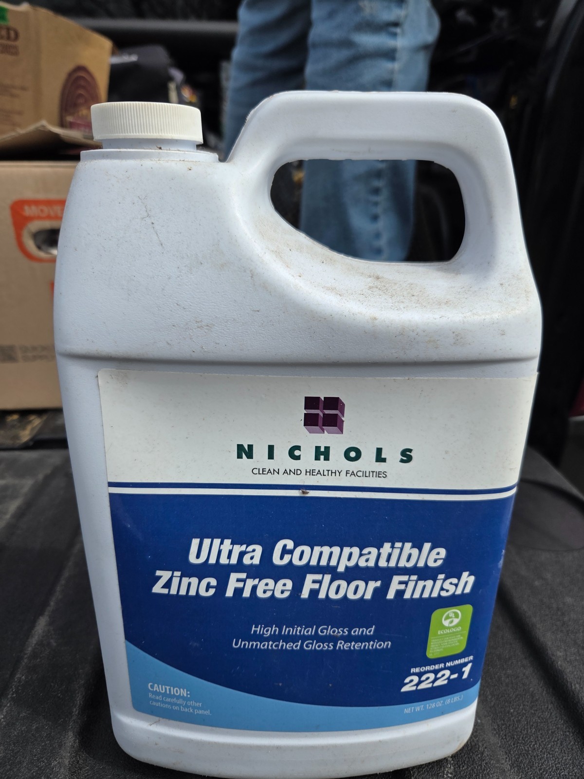 Nichols Brand Ultra Compatible Zinc Free One Gallon Floor Finish Lot of 4