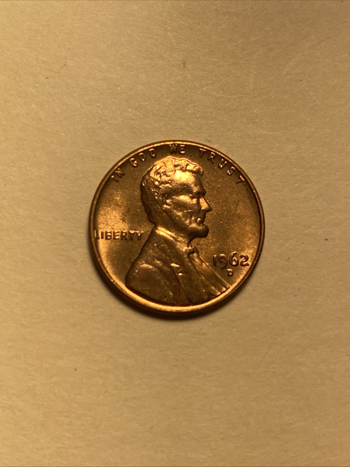 1962-D Lincoln Cent GEM BU From Original Mint Roll Free Shipping