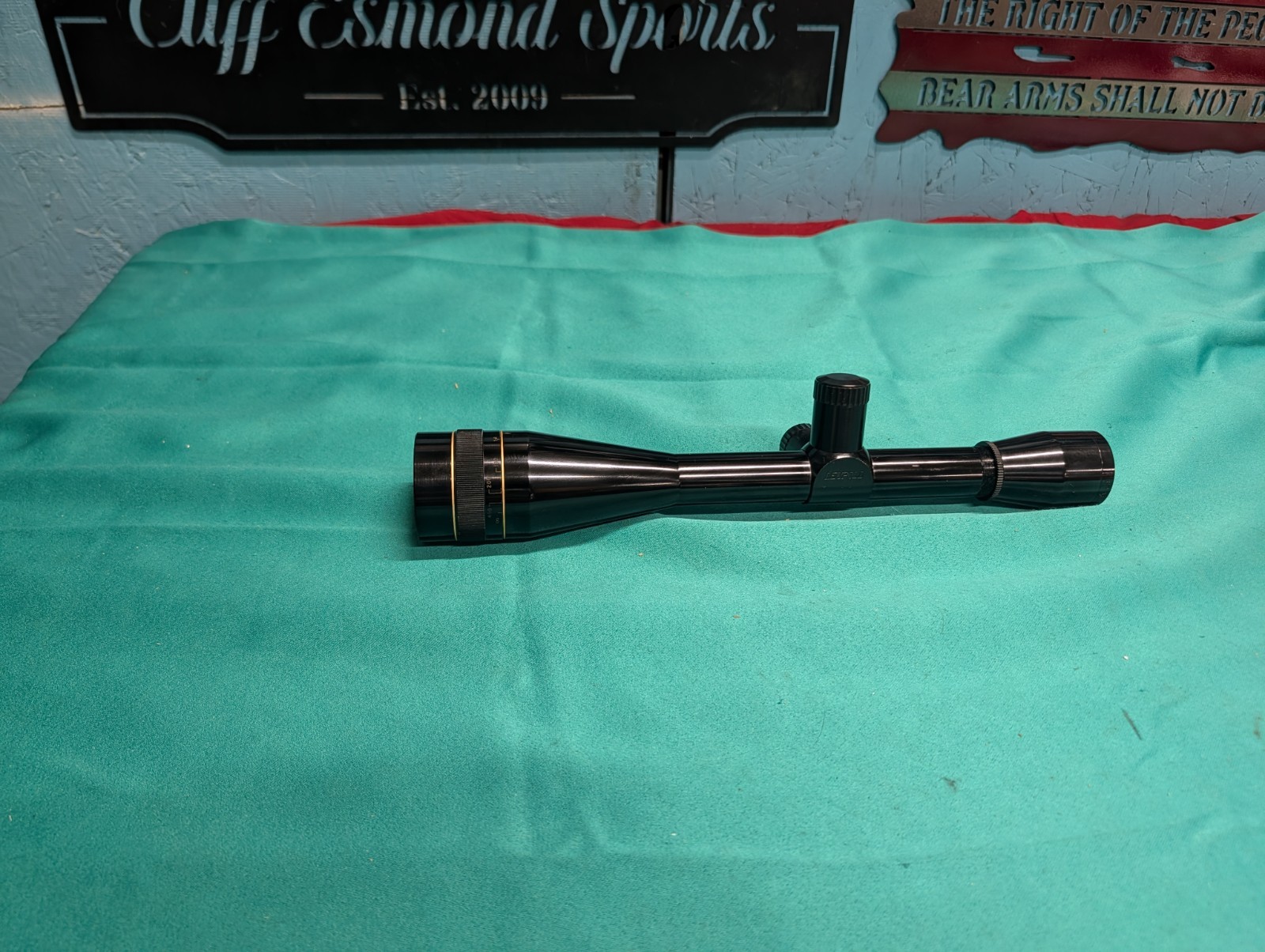 Leupold 12X Fixed Power Gloss 1in AO fine Crosshair gloss target turret