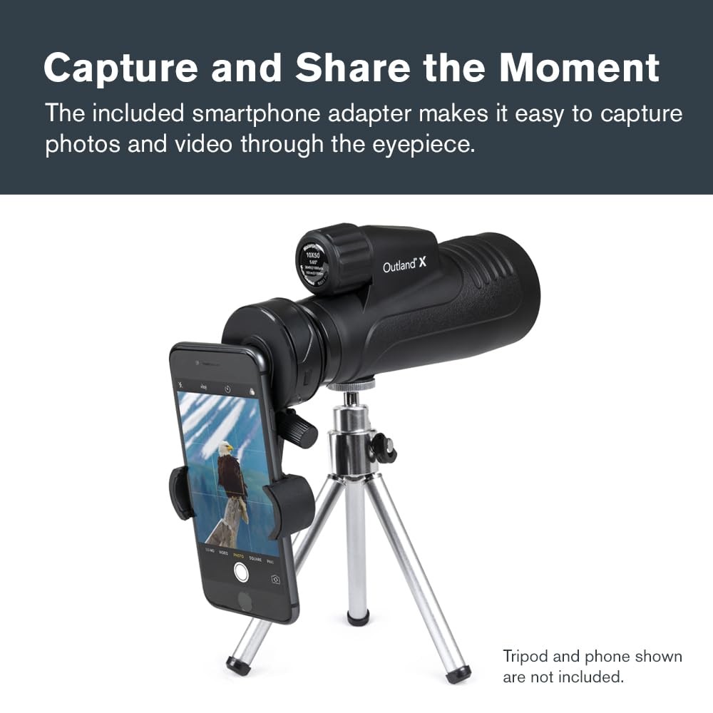 Celestron – Outland X 10x50 Monocular – Includes Monocular, Clear