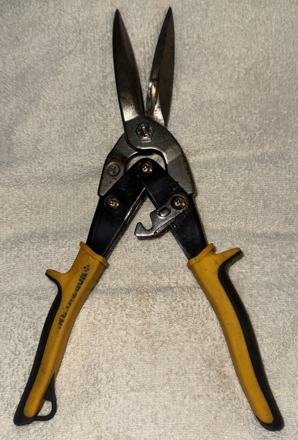 Tin Snips Cutting Sheet Metal Heavy Duty Aviation Sharp Stainless Steel Blade