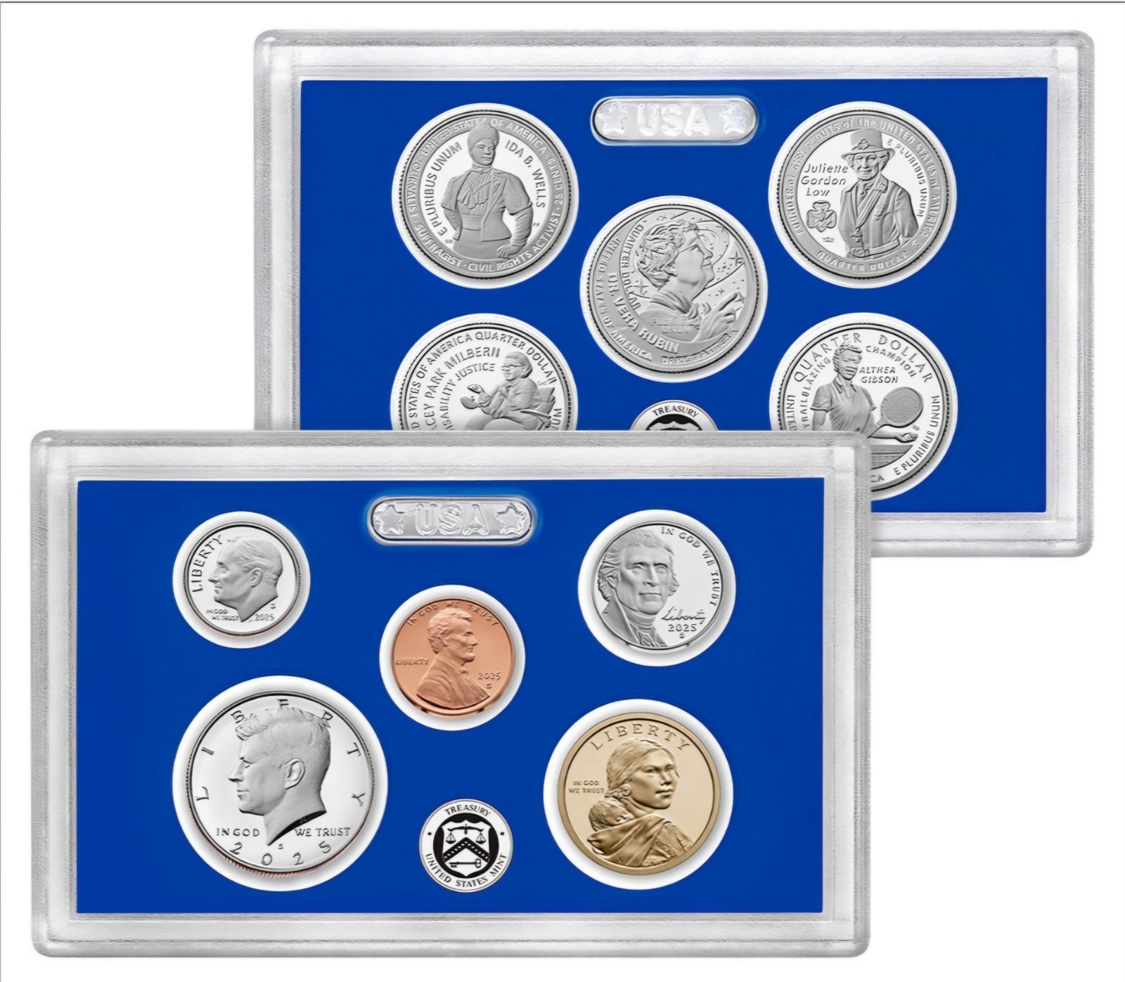 2025-S Gem Proof US Mint (10) Coin Set - With COA & Box