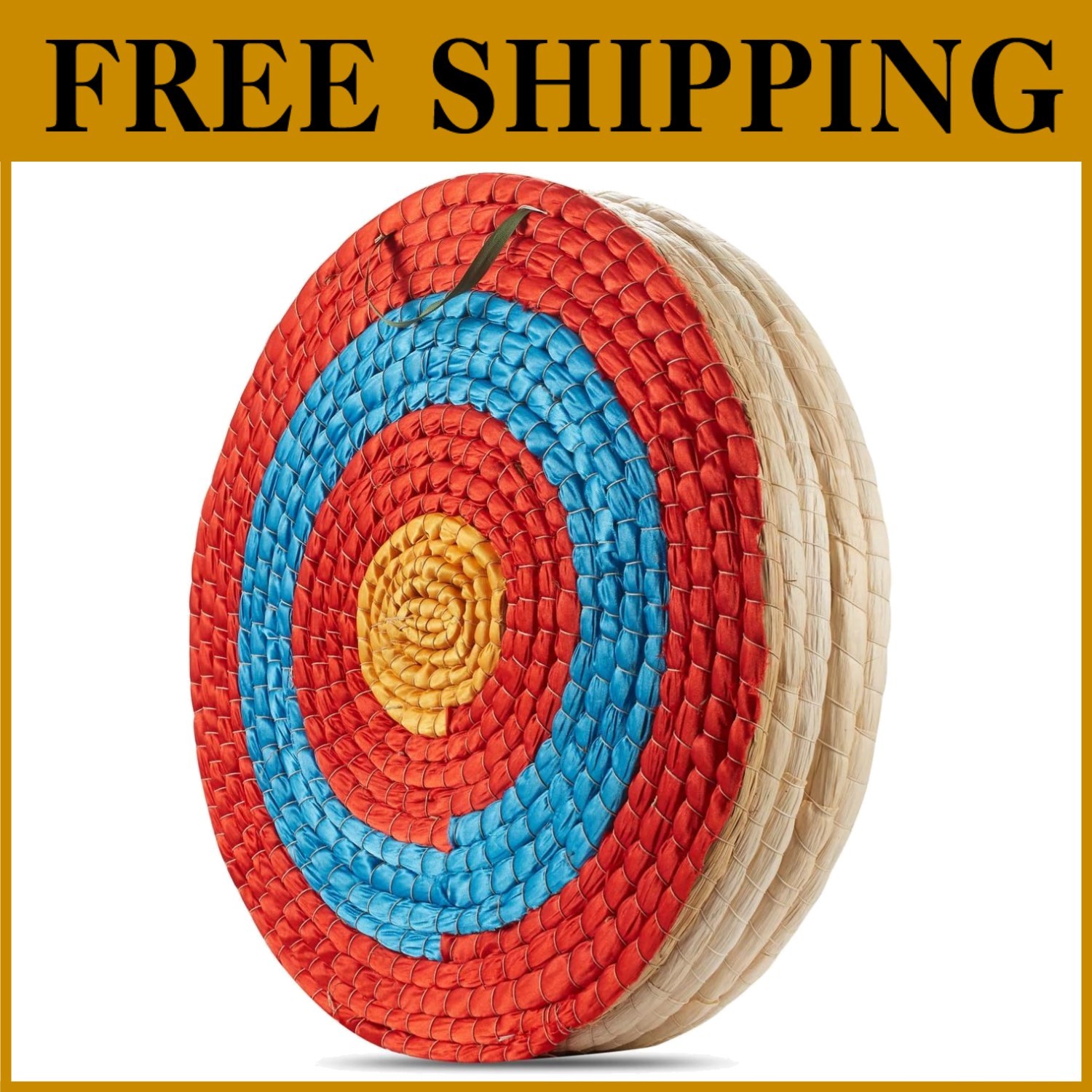 Straw Archery Target with Arrow Puller