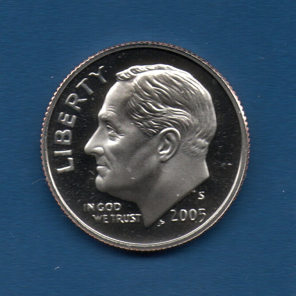 2005 S Roosevelt Proof Dime Uncirculated Mintage: 2,275,000