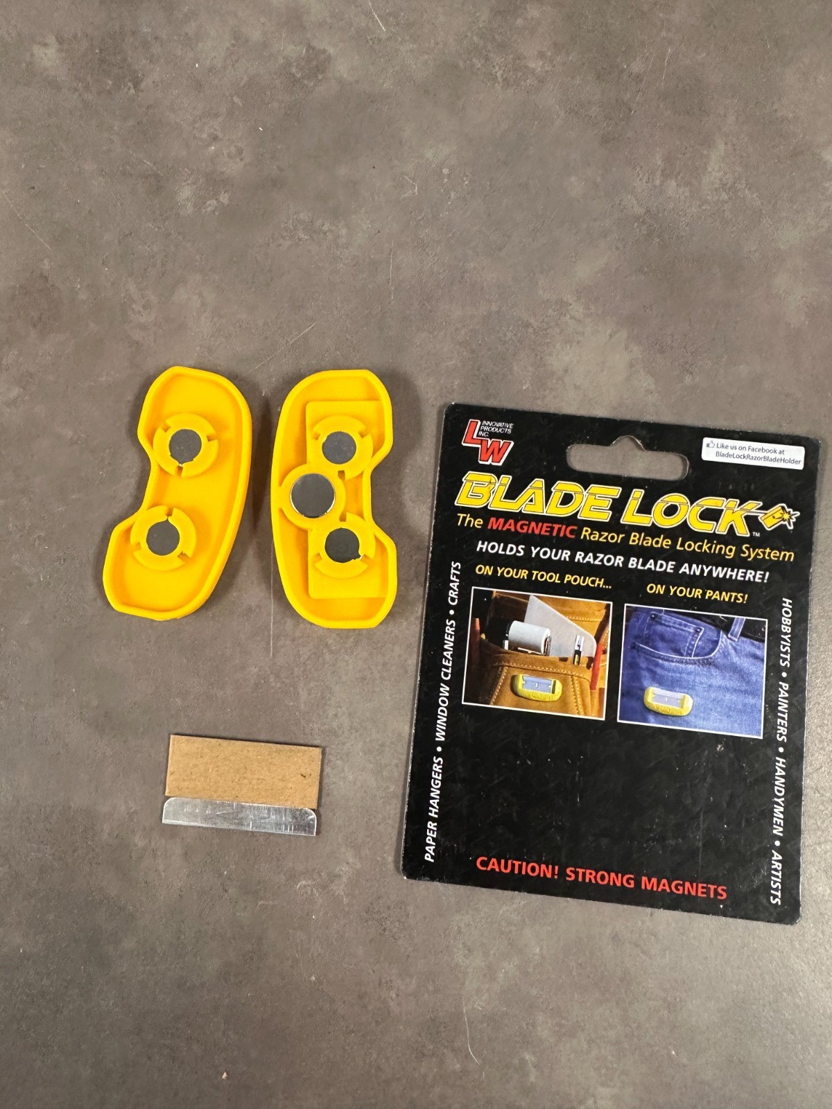 APL Products Blade Lock The Magnetic Razor Blade Locking System
